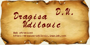 Dragiša Udilović vizit kartica